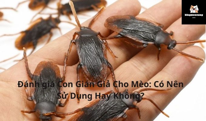 Đánh giá Con Gián Giả Cho Mèo: Có Nên Sử Dụng Hay Không?